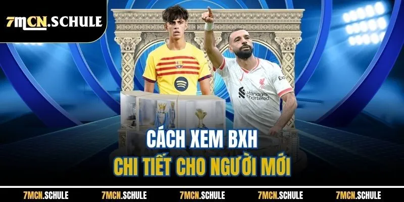 Bảng Xếp Hạng 3 Cách xem BXH chi tiết cho người mới